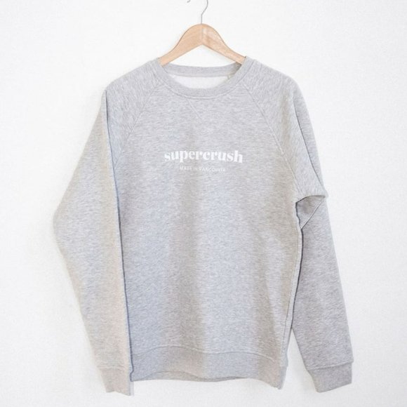 Limited Edition Sold Out Oversized M/L Supercrush Vancouver Grey Crewneck - Picture 8 of 8